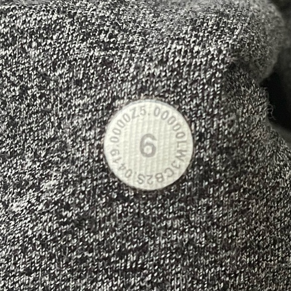 Lululemon Scuba Crew Heathered Speckled Black 6 - Picture 9 of 9